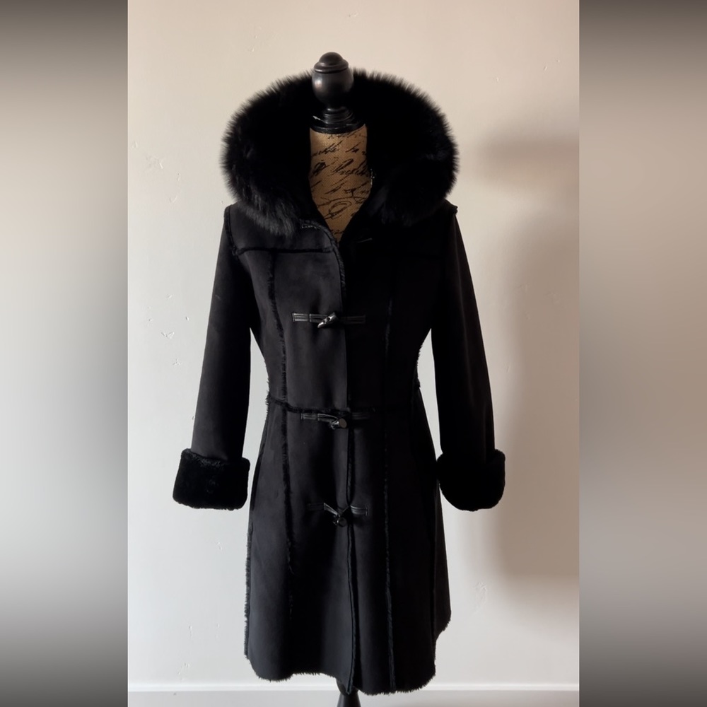 Andrew Marc, New York faux fur lining coat